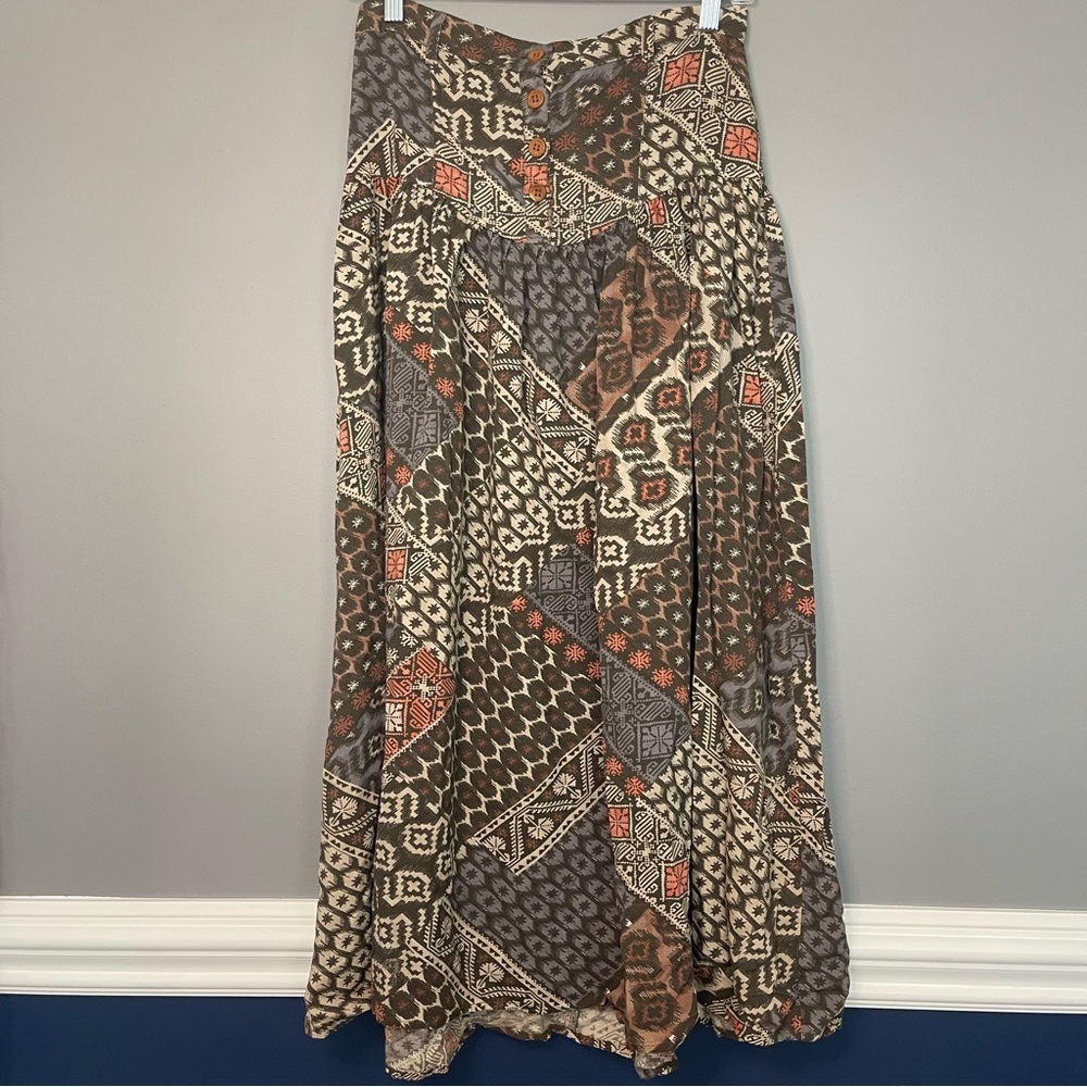 American Rag High Waisted Patterned Boho Women's Skirt M